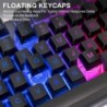 Clavier et souris de jeu CHONCHOW Combo RVB LED rétroéclairé USB filaire Clavier 3200 dpi Souris mécanique Sensation Compatible 