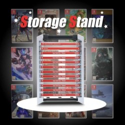 Support de jeu ECHZOVE PS5, tour de stockage PS5, support de stockage de jeux vidéo compatible avec les étuis de cartes de jeu P