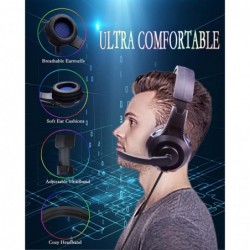 Casque d'écoute à une oreille avec micro pour PS5/PS4/Xbox One/Xbox Series X/S/Nintendo Switch/Lite/Steam Deck, casque de jeu av