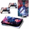 Ensemble de skins pour console et contrôleur PS5 | Anime Sukuna & Yuji Itadori | Autocollant en vinyle à finition mate | Compati