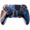 Skin MightySkins compatible avec la manette PS5 DualSense Edge - Glow Hockey | Housse de protection en vinyle durable et unique 