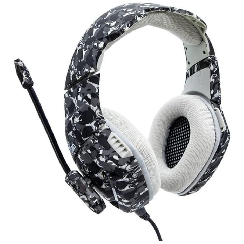 Casque de jeu stéréo YEYIAN Force avec microphone, suppression du bruit, surround des basses, cache-oreilles souples, compatible