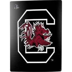 Skinit Decal Gaming Skin Compatible avec la console PS5 - Logo Gamecocks de Caroline du Sud sous licence officielle Design noir