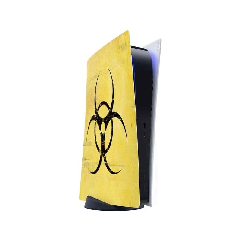 Skinit Decal Gaming Skin Compatible avec la console PS5 Digital Edition Conçu à l'origine pour Biohazard Large Design