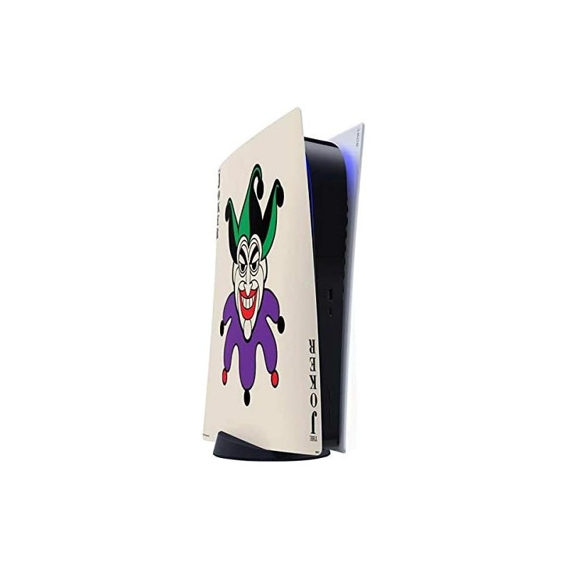 Skinit Decal Gaming Skin compatible avec la console PS5 Digital Edition - Design de carte de visite The Joker sous licence offic