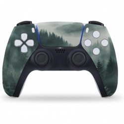 Autocollant pour PS5 Slim Disc Fog Forest Mountain Skin Console Controller Accessoires Cover Skins Anime Vinyl Cover Sticker Ens