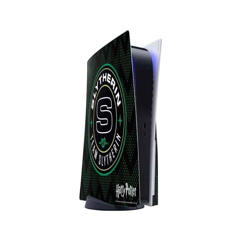 Skinit Decal Gaming Skin compatible avec la console PS5 - Design Team Slytherin sous licence officielle Warner Bros