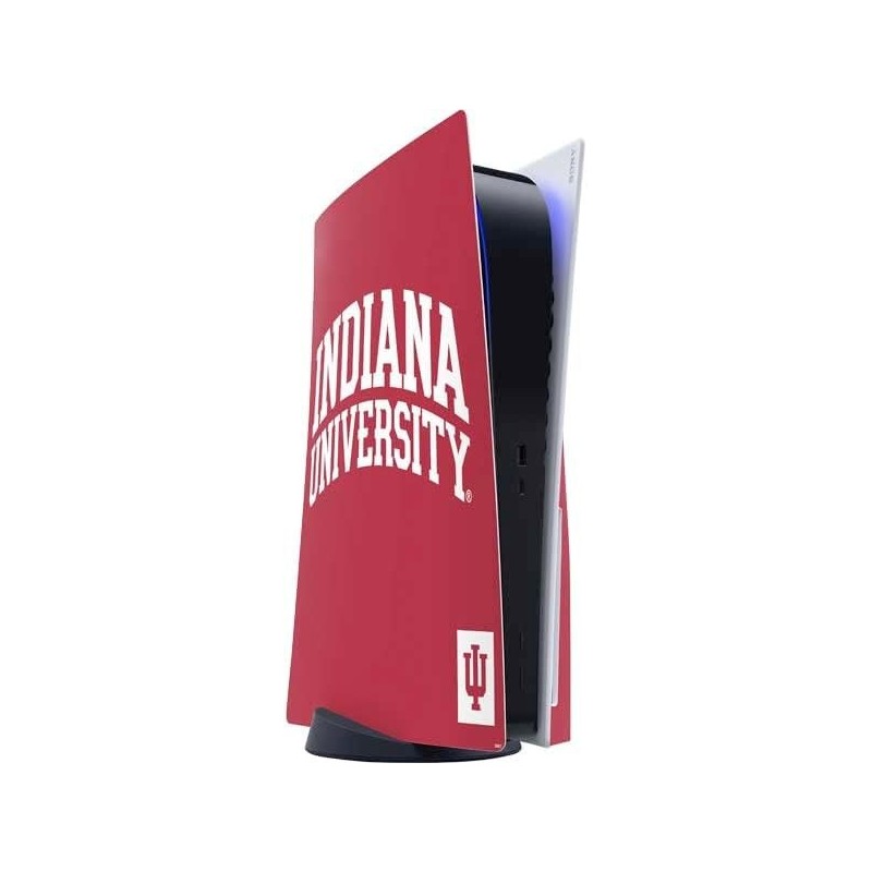 Skinit Decal Gaming Skin compatible avec la console PS5 - Design sous licence officielle Indiana University Hoosiers