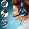 Casque de jeu professionnel BlueFire 3,5 mm avec micro et lumières LED pour PlayStation 4, PS5, Xbox One, ordinateur portable, o