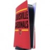 Skinit Decal Gaming Skin compatible avec la console PS5 - Motif rayé des Louisville Cardinals sous licence officielle