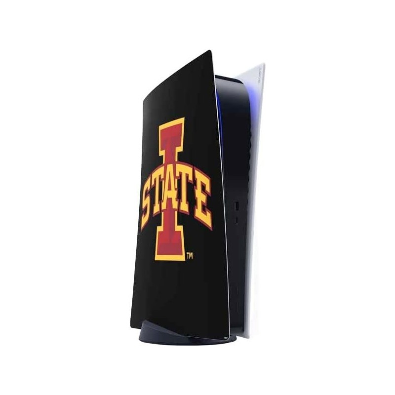 Skinit Decal Gaming Skin compatible avec la console PS5 Digital Edition - Design noir Iowa State sous licence officielle