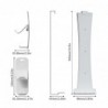 Support mural Uxilep pour PS5 Slim, kit de montage mural pour PS5 Slim avec support pour contrôleur et casque, support vertical 