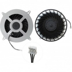 Ventilateur de refroidissement interne pour PS5 - Plus silencieux et plus longue durée de vie 23 lames 3 broches 12 V 2,4 A 1204