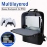 Sac à dos pour console de jeu LZHYWEI compatible avec la console Sony PlayStation 5, étui de transport de protection pour PS5 av