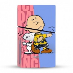 Head Case Designs Autocollant de jeu en vinyle sous licence officielle Peanuts Snoopy & Charlie Brown compatible avec la console