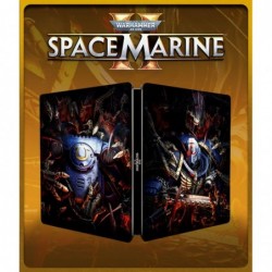 Warhammer 40,000 Space Marine 2 Steelbook + Sceau de pureté + Sous-main Édition coréenne [Support anglais] pour PS5