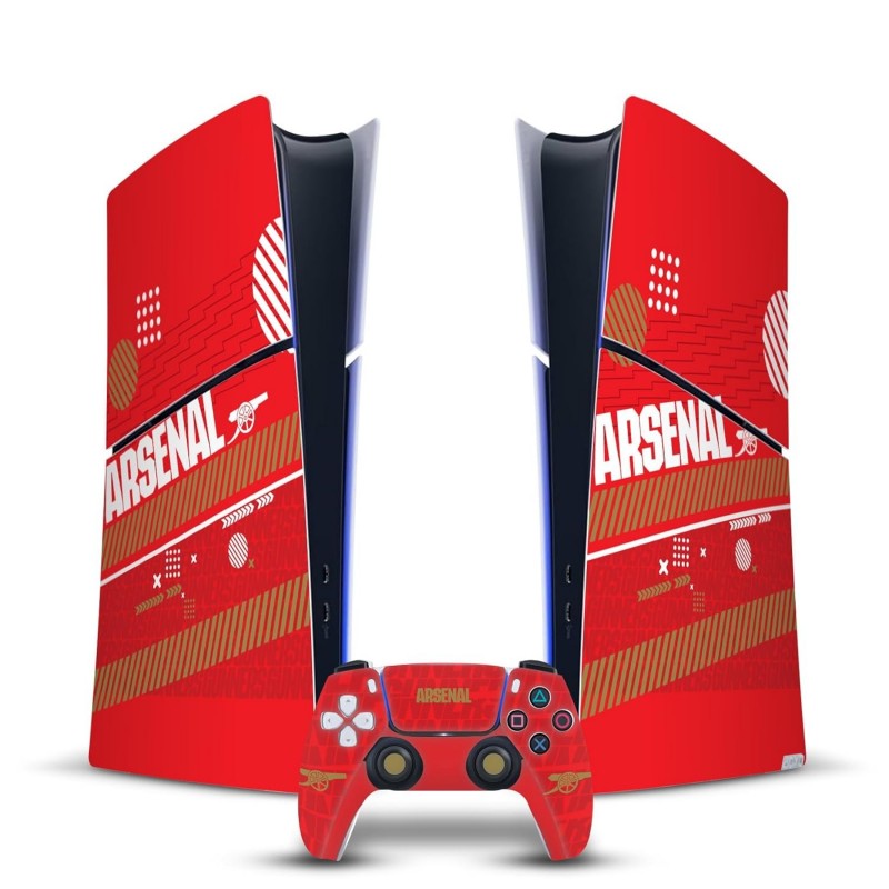 Autocollant en vinyle pour jeu avec logos Arsenal FC sous licence officielle Head Case Designs compatible avec la console Sony P