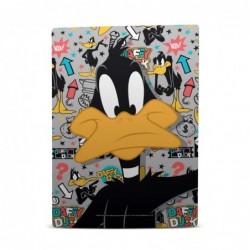 Autocollant de protection en vinyle pour façade de jeu avec graphismes et personnages de Looney Tunes Daffy Duck, sous licence o