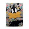 Autocollant de protection en vinyle pour façade de jeu avec graphismes et personnages de Looney Tunes Daffy Duck, sous licence o