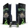 Autocollant en vinyle graphique sous licence officielle Head Case Designs Rick et Morty The Space Cruiser pour console Sony Play