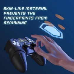 PlayVital Lot de 2 coques en silicone Runes Edition pour manette PS5 avec poignées pour pouce, pavé tactile et autocollant pour 