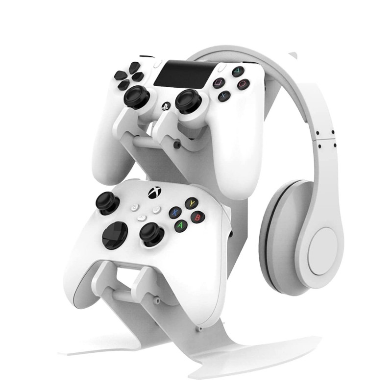 Support de contrôleur, support de casque de contrôleur de jeu pour Xbox Series XS/Xbox One/PS5/PS4/NS/PC/casque, support de casq