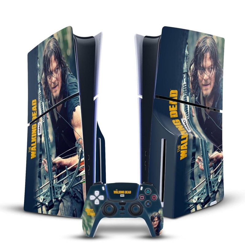 Head Case Designs Skin de jeu en vinyle graphique sous licence officielle AMC The Walking Dead Daryl Lurk Daryl Dixon compatible