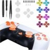 Kit d'éclairage LED pour manette PS5, 8 boutons lumineux multicolores pour manette PS5, uniquement pour manette PS5 modèle bdm-0