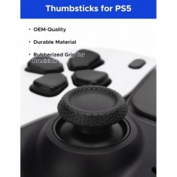 Lot de 4 joysticks à effet Hall pour manette PS5, joystick analogique de remplacement pour PlayStation 5 (4)