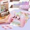 SIKEMAY Cute Cat Paw PS5 Controller Skin, PS5 Cover Case Anti-Slip PS5 Accessories Silicone Skin Protective Controller Grip pour