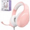 Casque d'ordinateur Anivia Casque filaire avec son surround stéréo supra-auriculaire Casque de jeu filaire avec micro pour PC MA