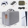 CoBak Étui de transport grande capacité pour PS5 Slim, sac de voyage portable à coque rigide pouvant contenir la console PlaySta