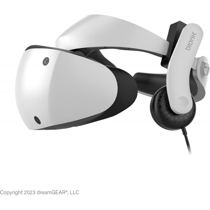 Casque VR amovible Bionik Mantis : compatible avec PlayStation VR2, design réglable, se connecte directement au PSVR, son Hi-Fi,