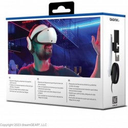 Casque VR amovible Bionik Mantis : compatible avec PlayStation VR2, design réglable, se connecte directement au PSVR, son Hi-Fi,