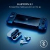 Écouteurs de jeu multiplateformes sans fil Razer Hammerhead HyperSpeed pour Playstation 5 / PS5, PC, mobile : ANC - Micro antibr