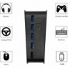 Hub USB pour PS5, 5 ports USB haute vitesse, répartiteur de chargeur, extension compatible avec la console PS5 PlayStation 5, 4 