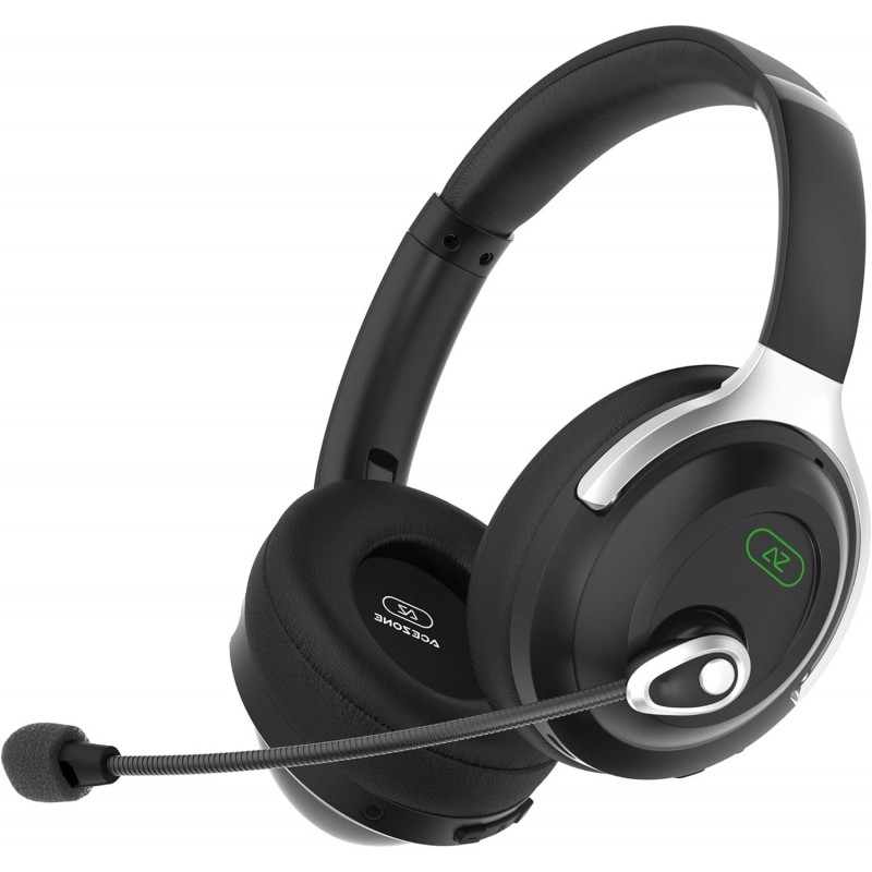 A-Spire - Casque de jeu hybride ANC - Annulation active du bruit - Microphone antibruit améliorant la parole - PC, PS4, PS5, Swi