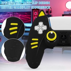 SIKEMAY Cat Paws Housse de protection antidérapante en silicone pour manette sans fil PlayStation 5 avec 2 poignées de pouce mig