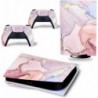 Skin PS5 Disc Edition Console et contrôleur, autocollants PS5 en vinyle pour console et contrôleurs Playstation 5, édition disqu