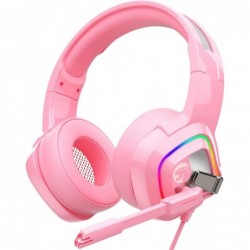 Casque de jeu rose ZIUMIER...