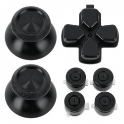 Kit de remplacement de boutons métalliques TOMSIN pour contrôleur PS5 – Joysticks en aluminium et boutons OX Square Triangle et 