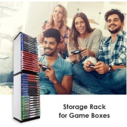 Support de stockage de 36 disques de jeu pour stockage de jeux PS5 compatible avec PS5/PS4/Xbox/Nintendo Switch