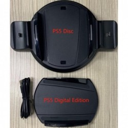 Support PS5, support vertical PS5 pour console PS5 Disc & Digital Edition, station de charge Dualsense pour contrôleurs Sony Dua